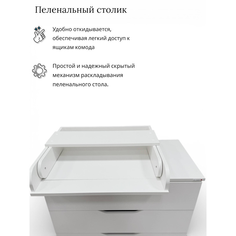 Пеленальный комод «Fortuna»